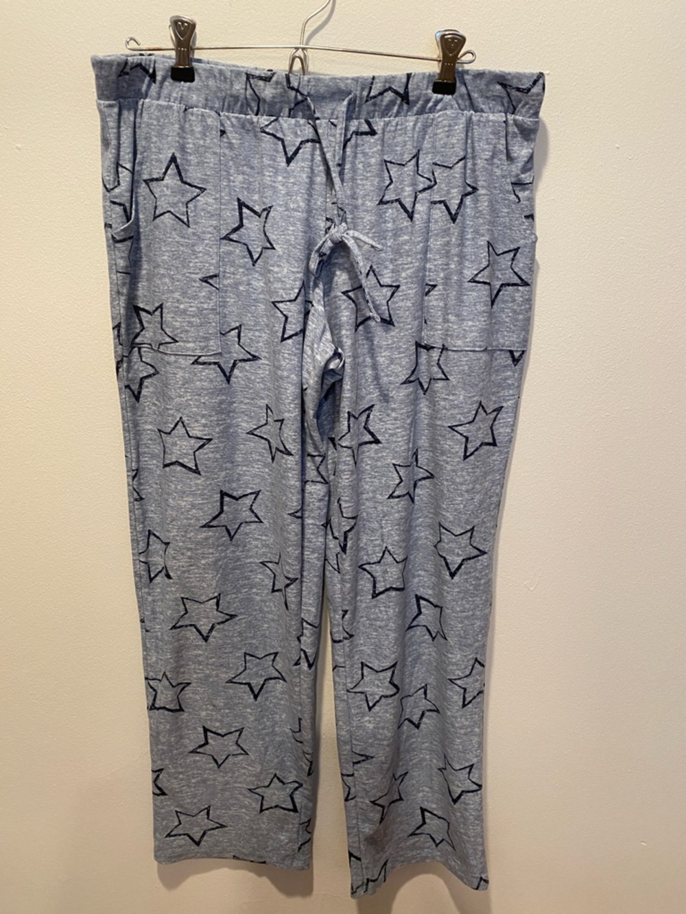 Lucky Brand Light & Dark Blue Star Print Lounge Pants